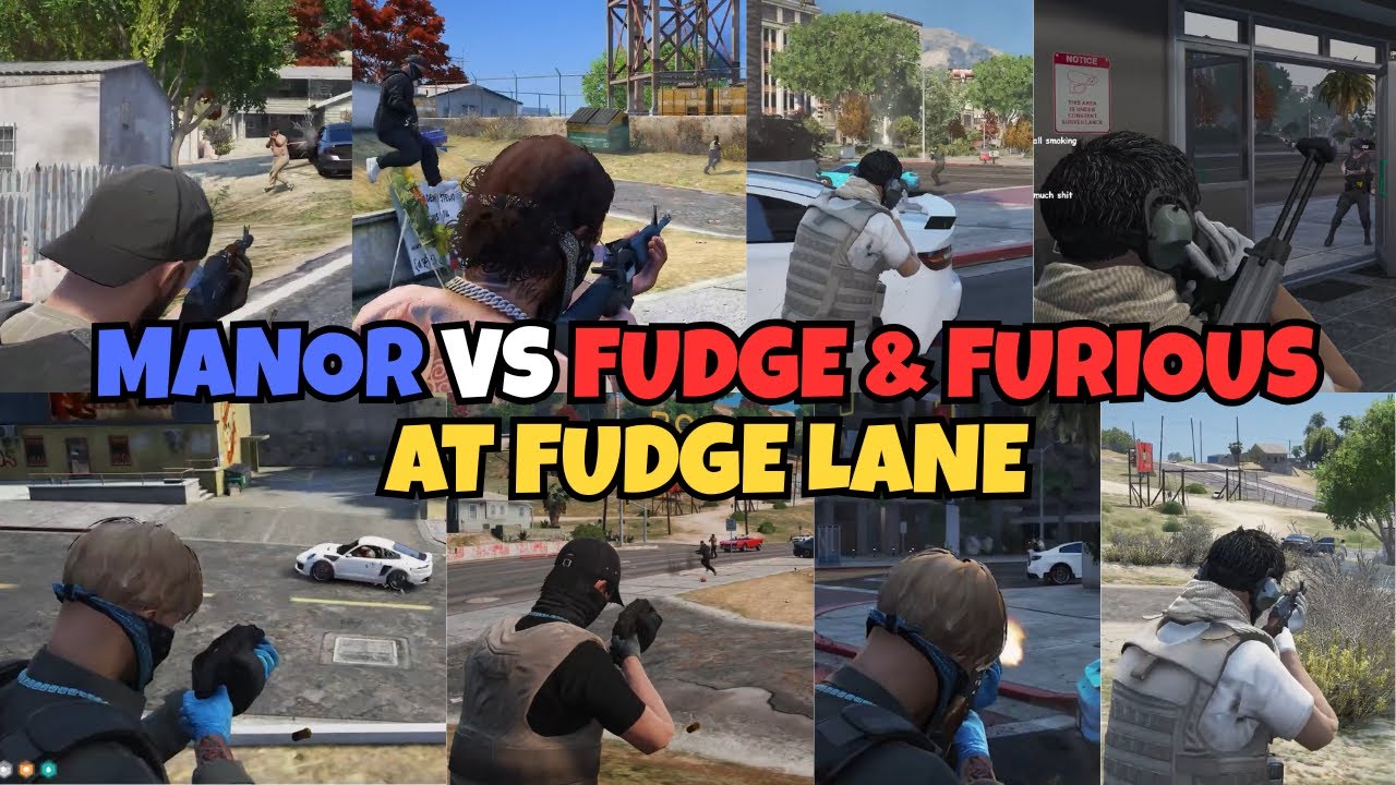 MANOR VS FUDGE & FURIOUS // Manor Push F&F Block | MULTIPOV | NOPIXEL 4.0 GTA RP