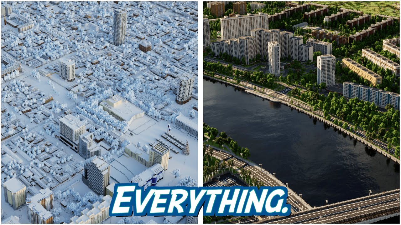 Russia In Minecraft, 1:1 Scale: Everything We Ever Made