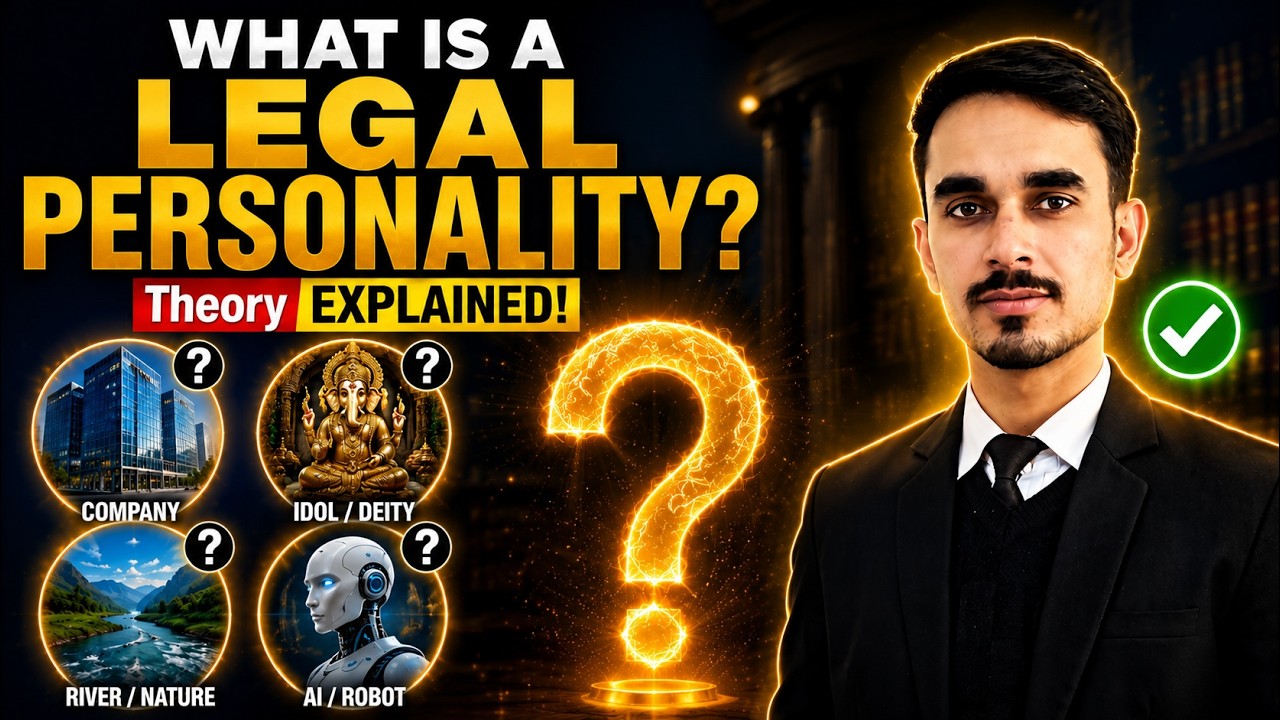 Legal Person & Legal Personality | Theories of Legal Personality | Jurisprudence for UGC NET,  LLB