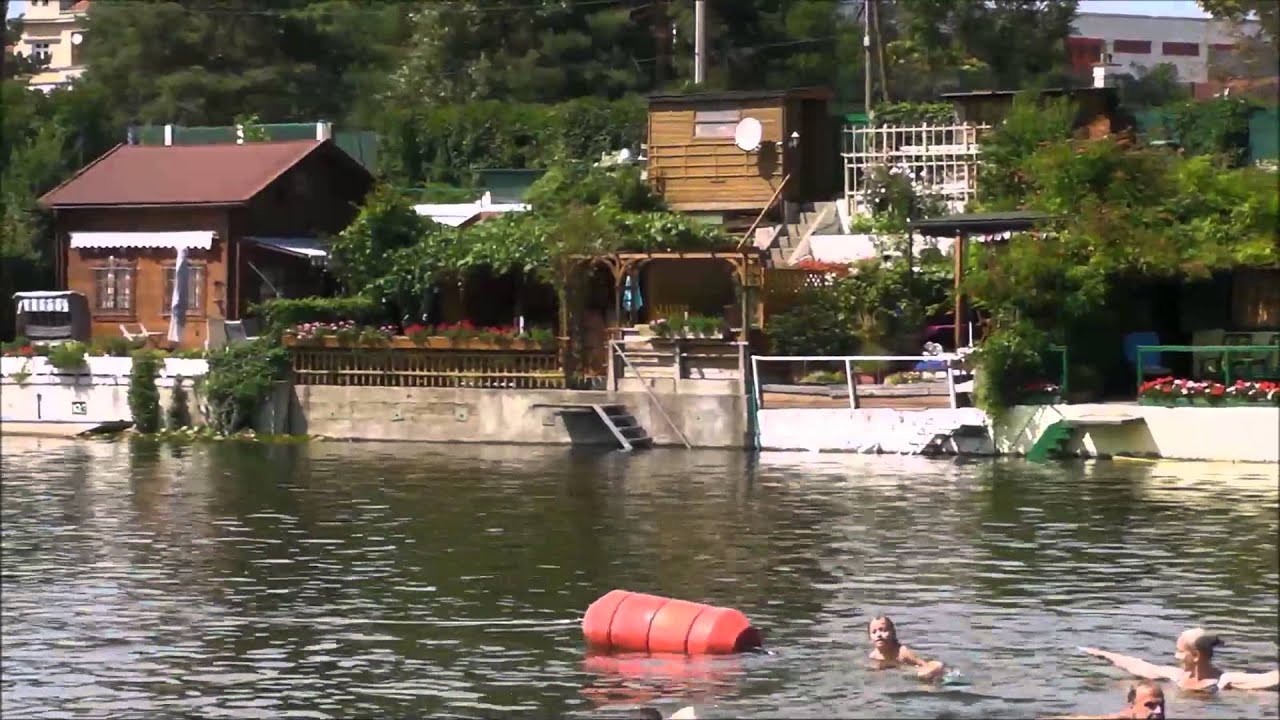 Австрия #60: Летний открытый пляж на Дунае Angelibad Strandbad