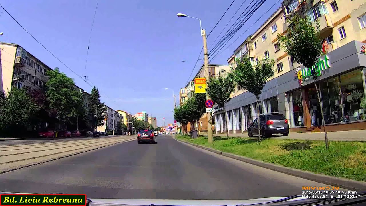 Driving in Timişoara:  Calea Buziaşului - Freidorf. (Timelapse 2x)