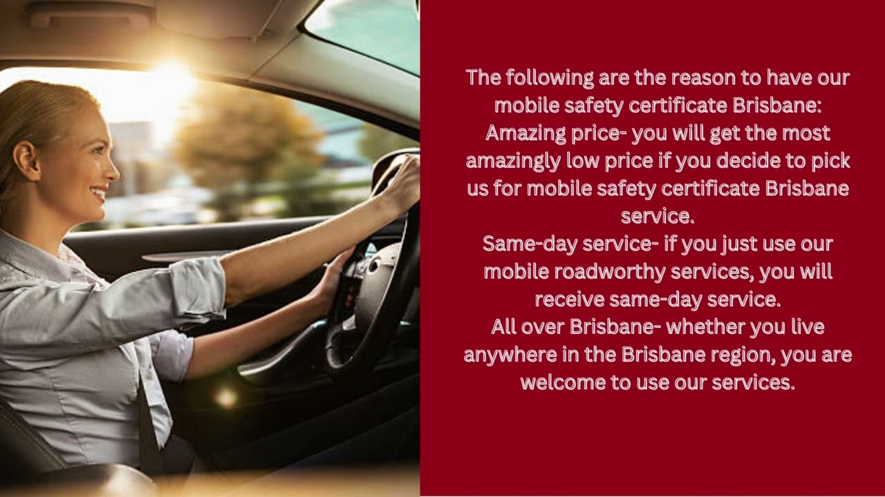 Opting for our mobile safety certificate Brisbane is the best idea