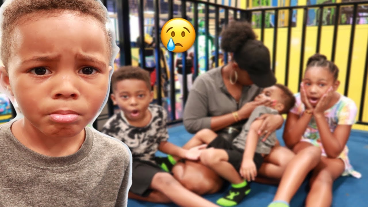 What Happened To Ahmir At The Indoor Trampoline Park?  😢