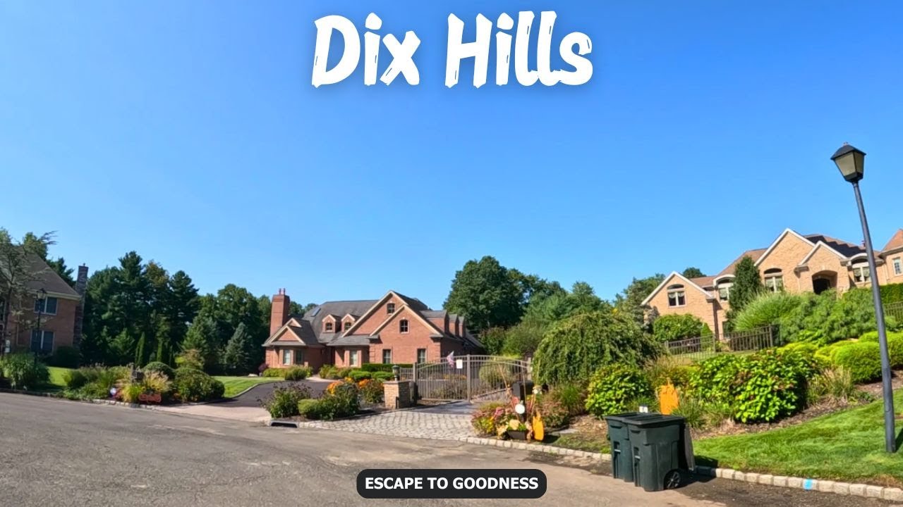 Dix Hills - Long Island's Richest - 4K Drive - New York