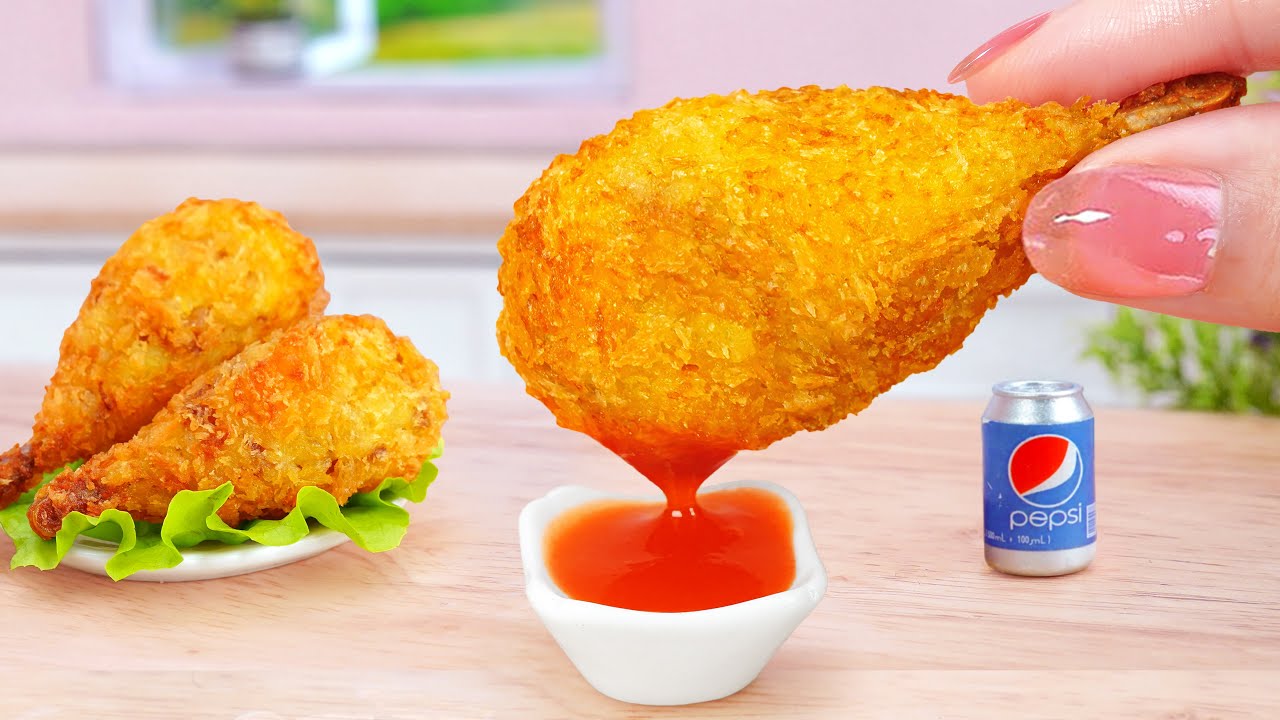 Best Fried Chicken Drumsticks Recipe I Ever Made 🤗 Miniature Cooking By Tina Mini Cooking