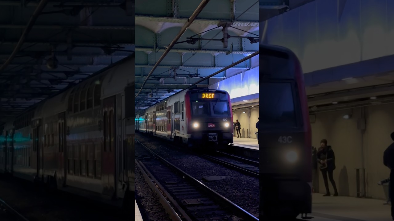 Z5600, Z20500 : D&eacute;marrage Rapide sur la ligne C du RER #train #idfm #z20500 #rerc #sncf #z2n #rail