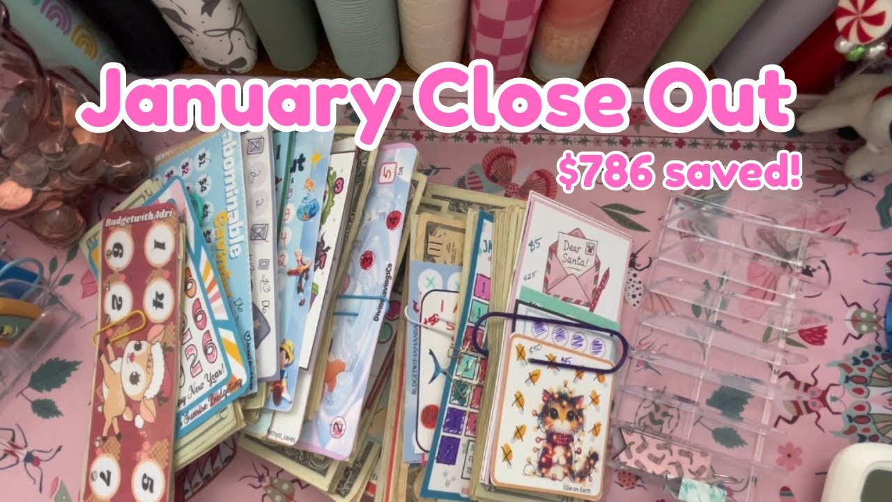 January Close Out || #savingschallenge allocation 