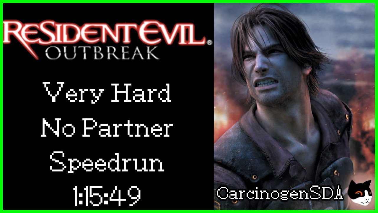 Resident Evil: Outbreak (PS2) Speedrun - Very Hard No Partner - 1:15:49 [Commentated]