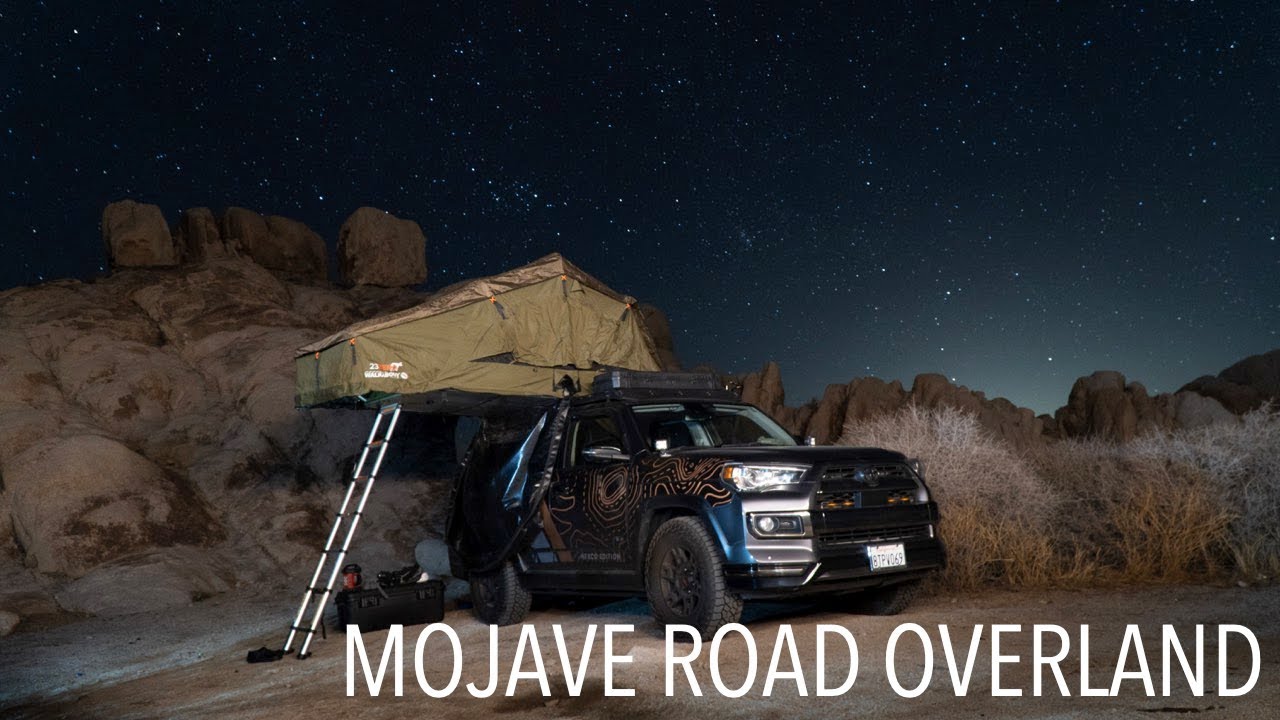 SoCal Desert Overland | Mojave 4Runner Limited, Tacoma, Tundra [rooftoptent camping] | KimChuTV S2E6
