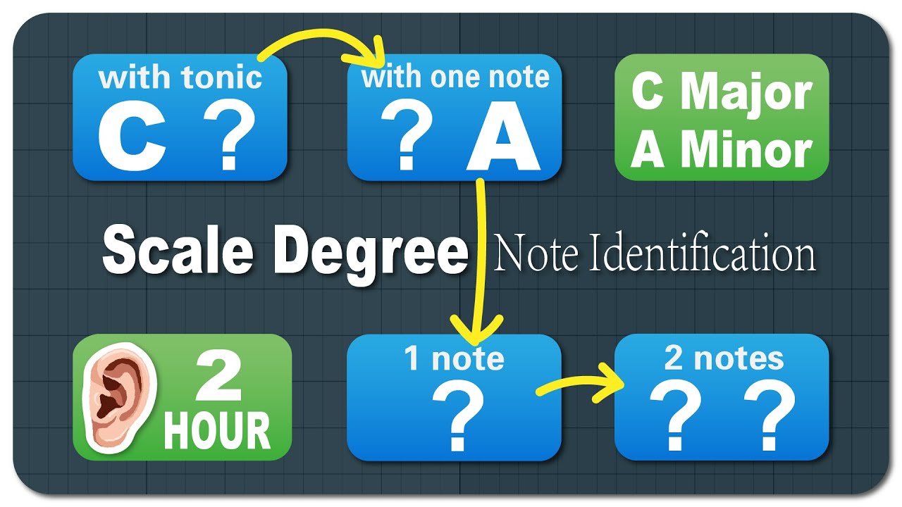 The Most Complete Ear Training Ever: Scale Degree & Note Identification in C Major, A Minor