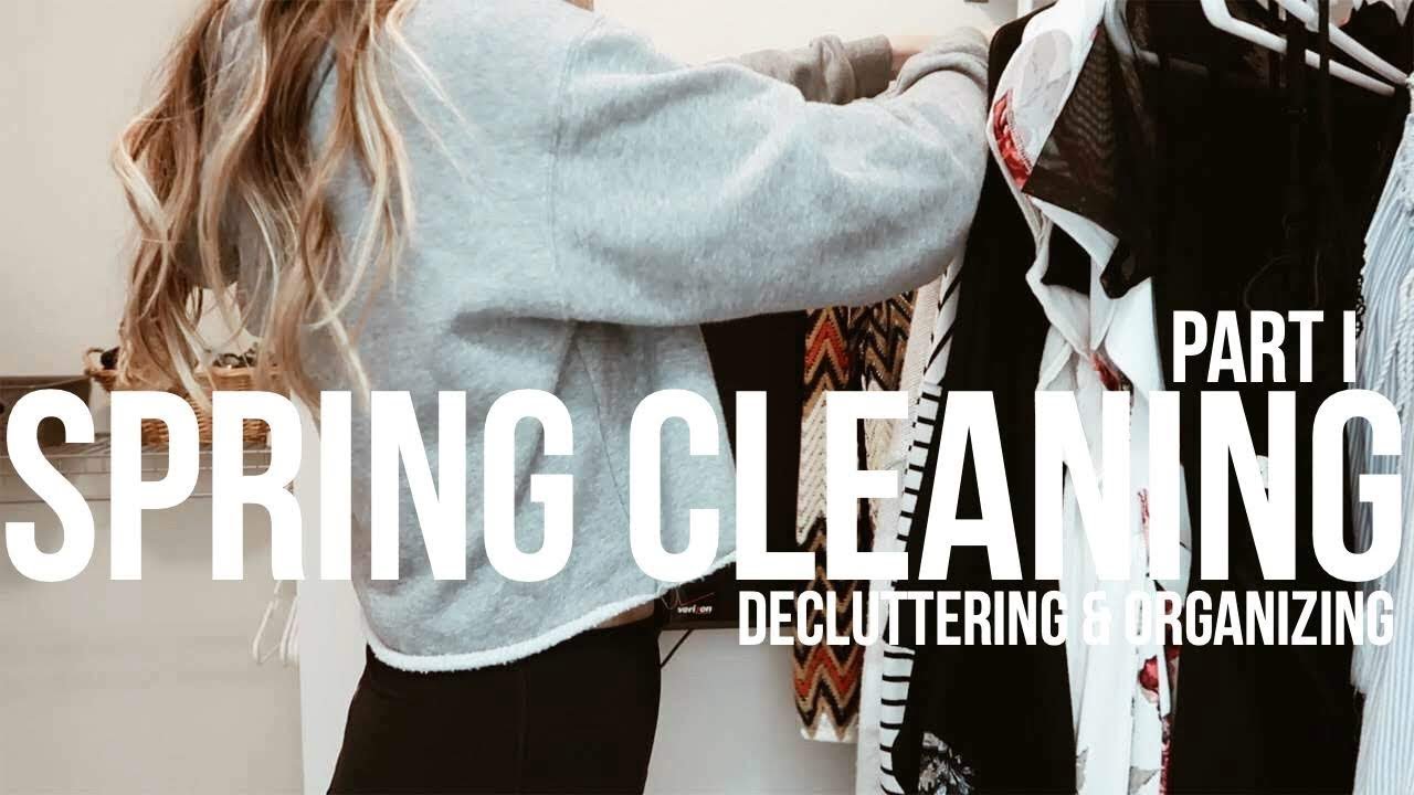 Spring Cleaning 101 | THE PURGE (decluttering, organizing, & tours) VLOG