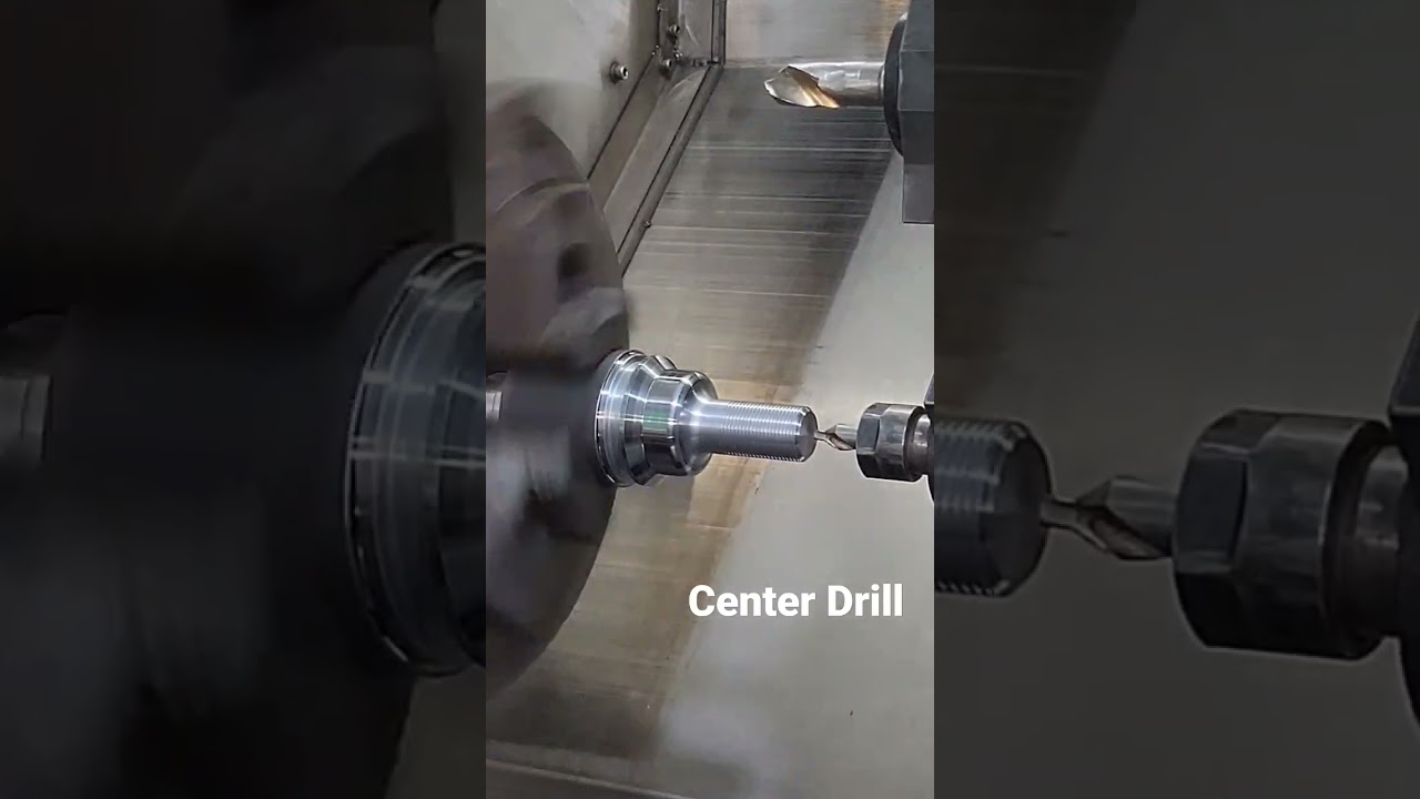 CNC Lathe Operations- Center Drill