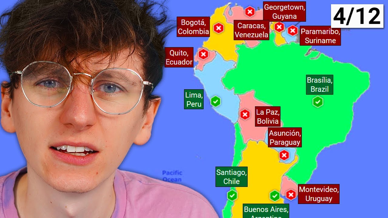 Can I name all 12 Capital Cities of South America?