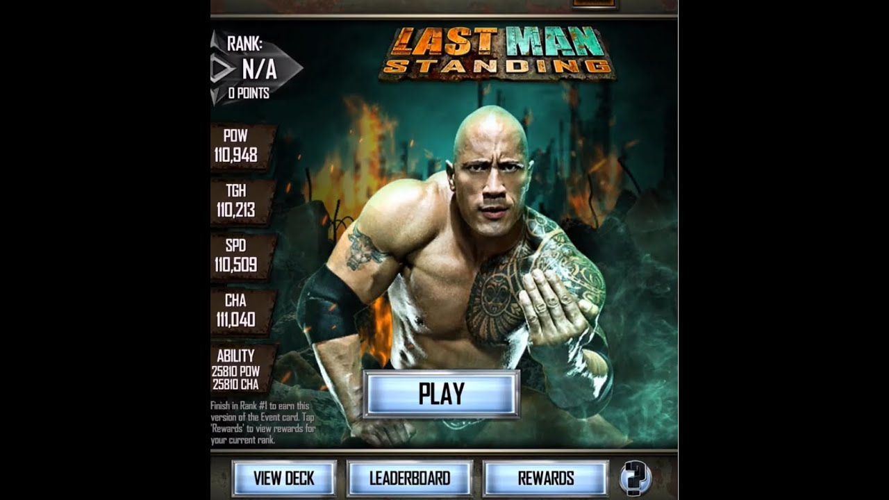 WWE Supercard Season 5-(Last Man Standing Theme Song)
