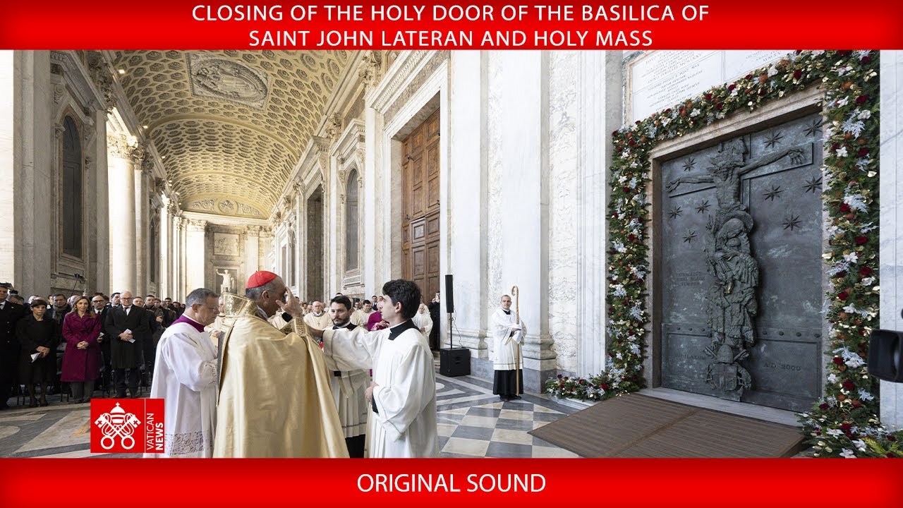 27 December 2025, Closing of the Holy Door of the Basilica of Saint John Lateran and Holy Mass
