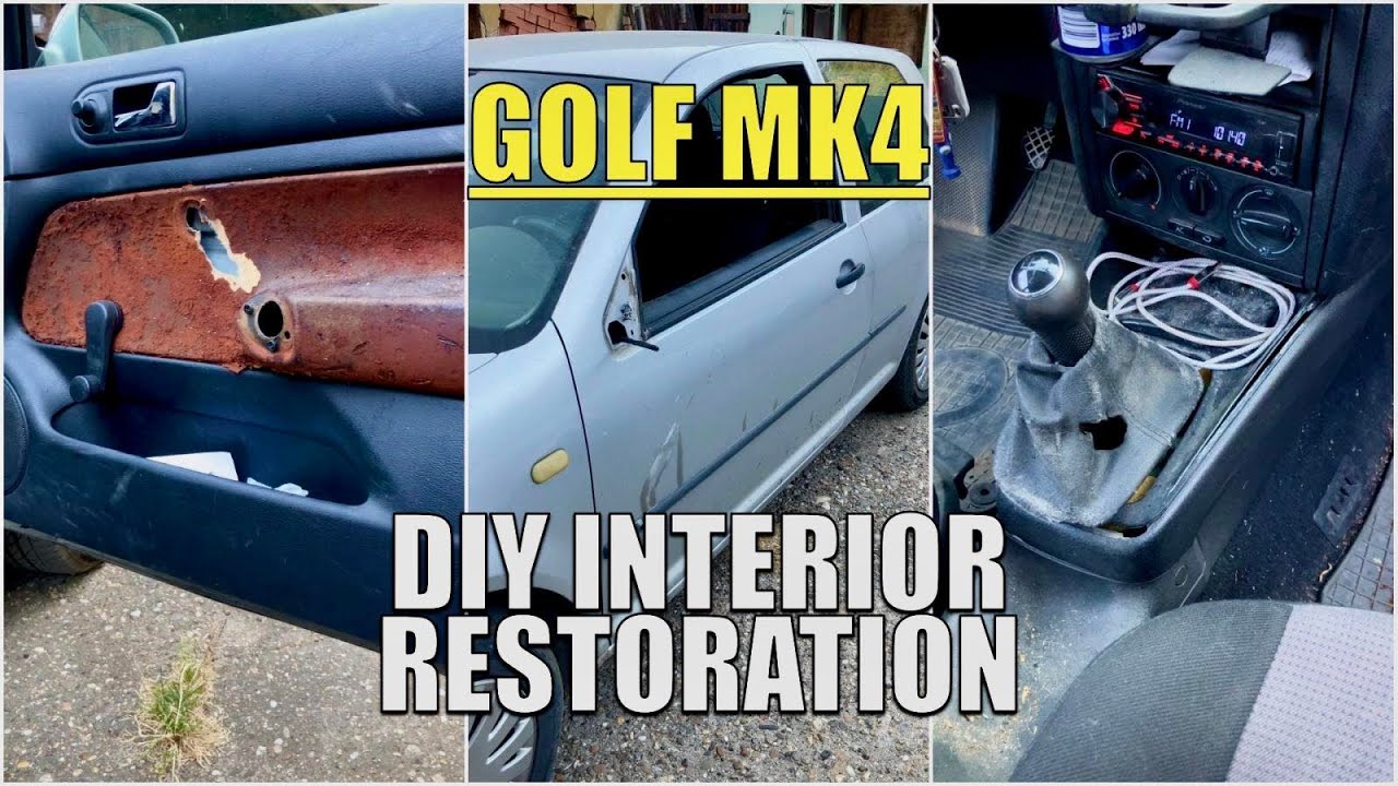 Satisfying Transformation Golf MK4  - This Interior Was DESTROYED