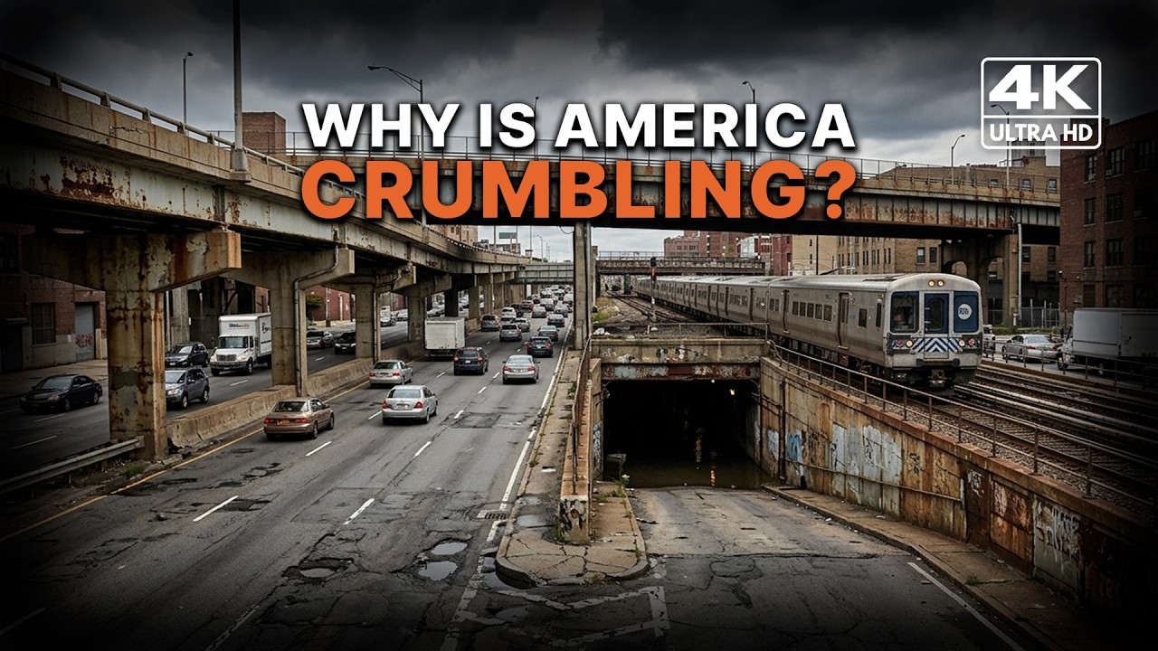 America&rsquo;s Crumbling Infrastructure | Roads, Bridges & Subways | 4K