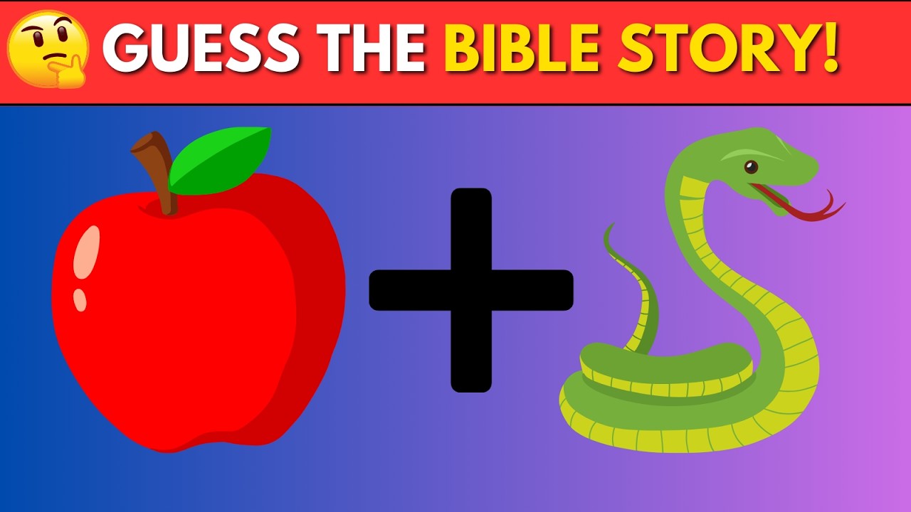 Guess the Bible Story With Only Emojis! | Emoji Trivia