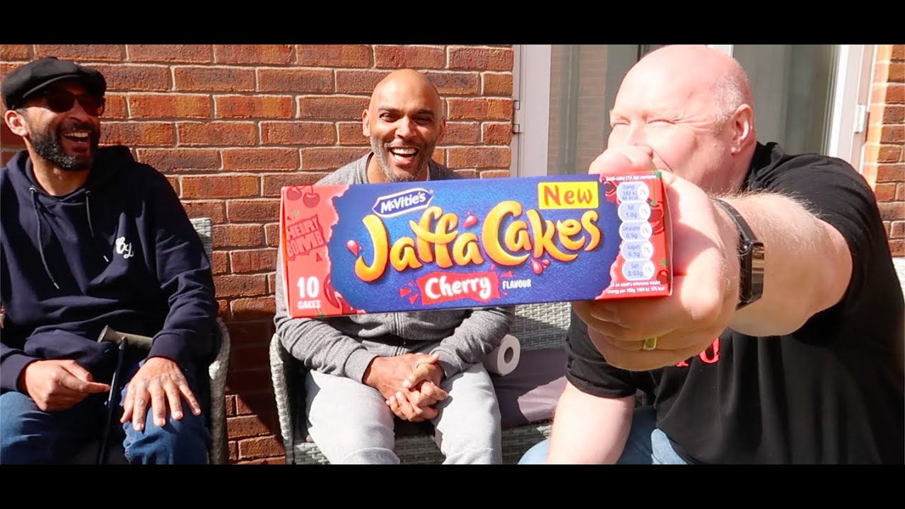 NEW  McVitie's Cherry Jaffa cakes with Chris & Ady
