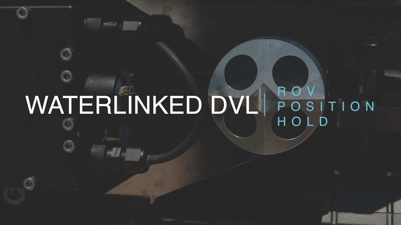 Waterlinked DVL - Deep Trekker ROV Station Keeping