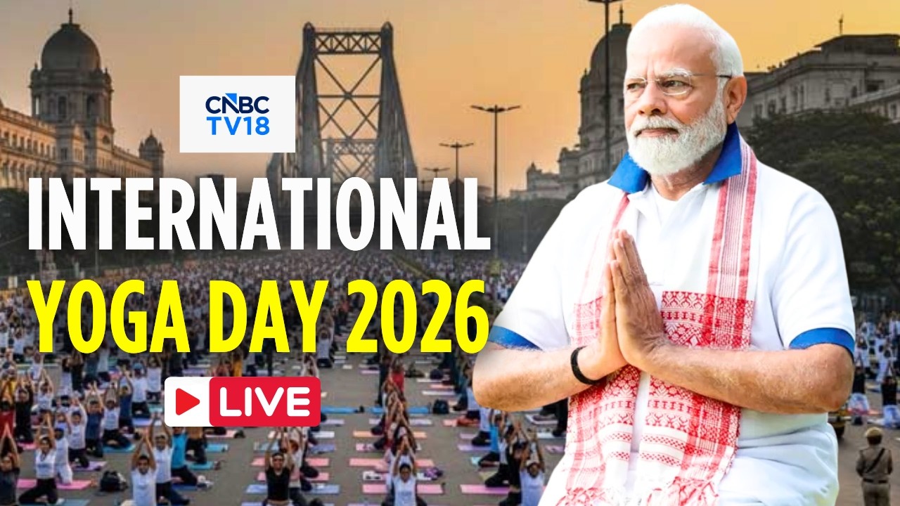 Yoga Day 2026 LIVE: PM Modi Takes Part in International Day of Yoga Celebrations in Kolkata | N18L