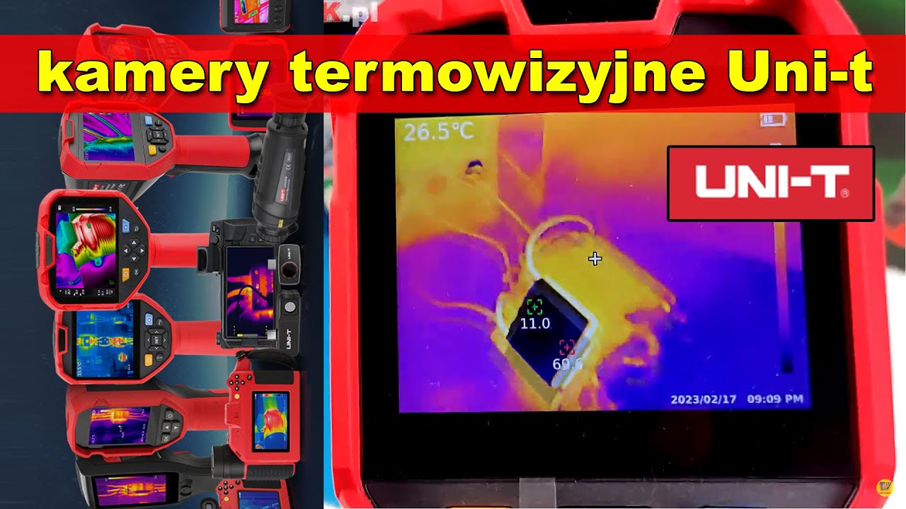 Porównanie termowizyjne kamery UTi720E UTi260B UTi712S UTi80P UTi120Mobile termowizja ogniwo Peltier