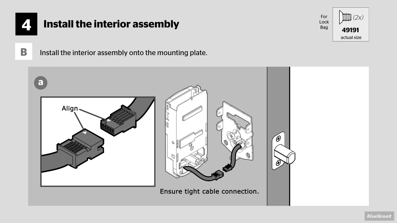 Kwikset Halo WiFi Enabled Smart Door Lock Installation