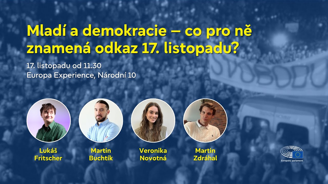Debata na Korzu Národní: Co znamená pro mladé lidi odkaz 17. listopadu?