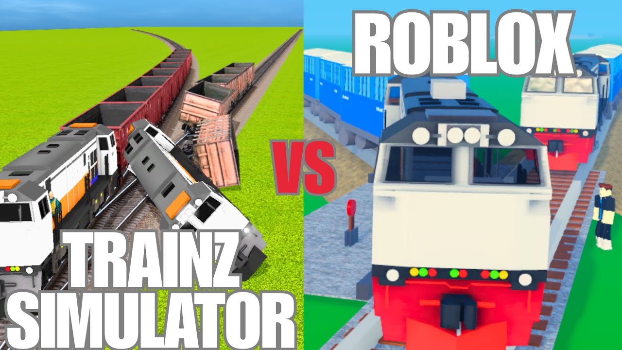 Uji Coba Rel Aneh Simulator Kereta‼️Trainz vs Roblox #4