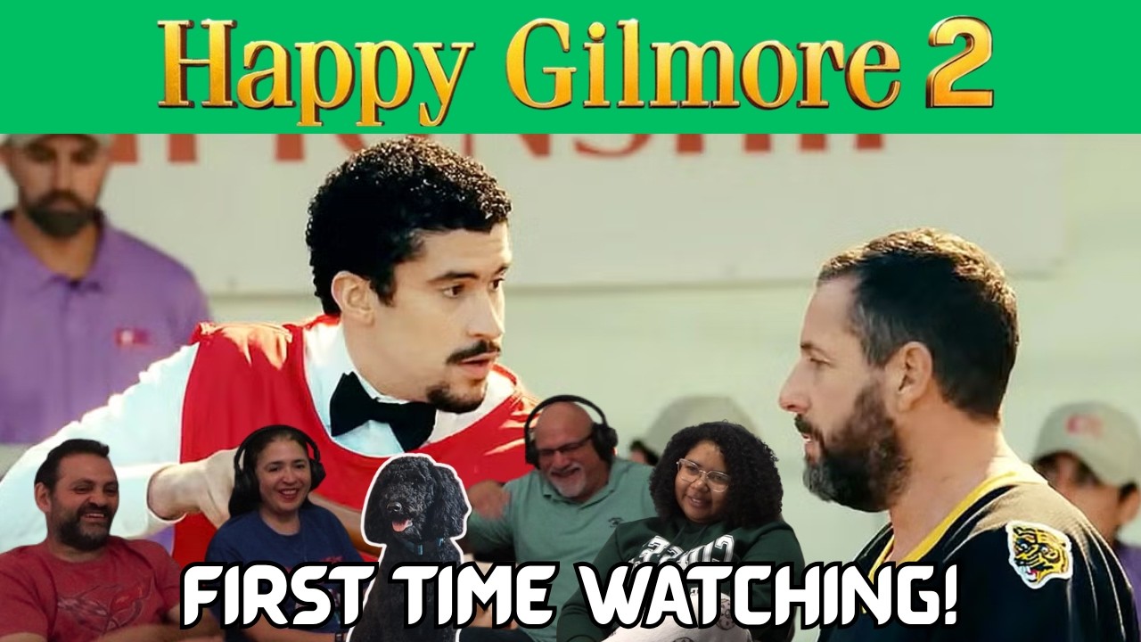 Watching HAPPY GILMORE MOVIE (First Time Group Reaction)