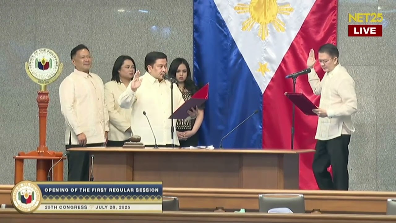 Nanumpa si Sen. Jinggoy Estrada bilang Senate President Pro Tempore