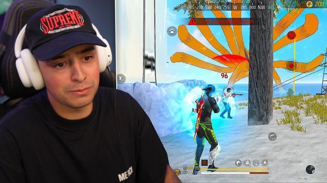 CORINGA CHAMOU O GABE PRA PEGAR MESTRER NO FREEFIRE!!!