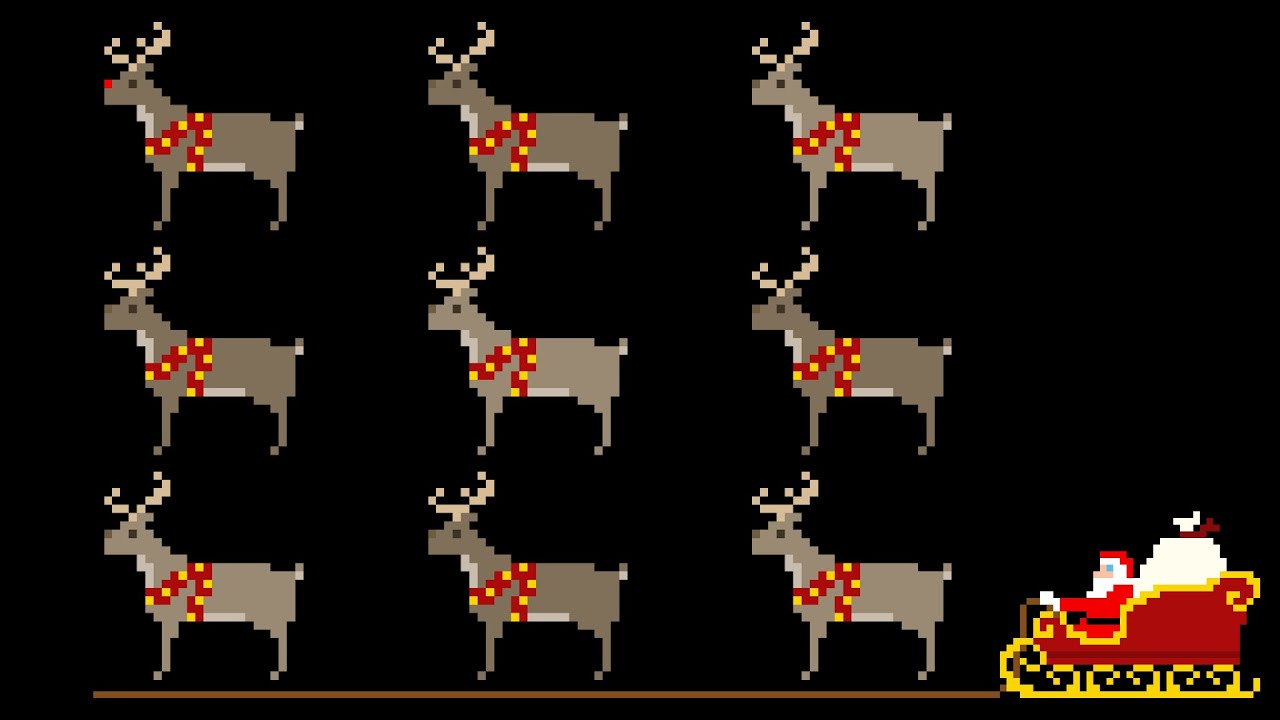 Counting Reindeer - The Kids' Picture Show