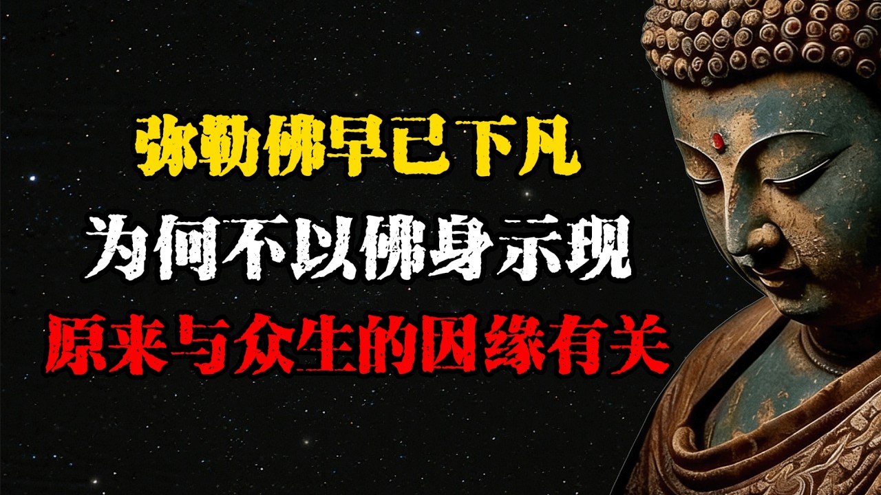 彌勒佛早已下凡，為何不以佛身示現？原來與眾生的因緣有關  #佛學 #佛法 #佛教 #禅悟佛心 #因果報應 #傳統文化 #佛教文化 #修心修行