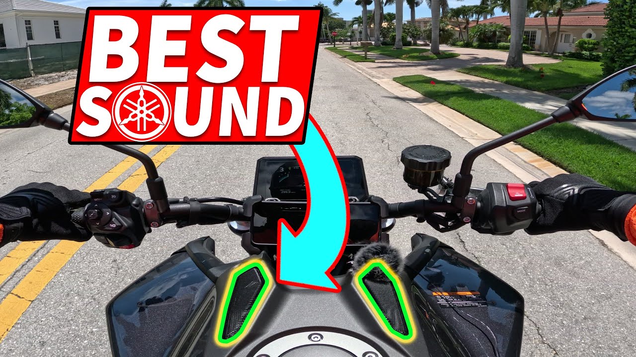 Testing Yamaha's NEW acoustic amplifier intake on the 2024 MT-09 // Best SOUNDING Motorcycle?