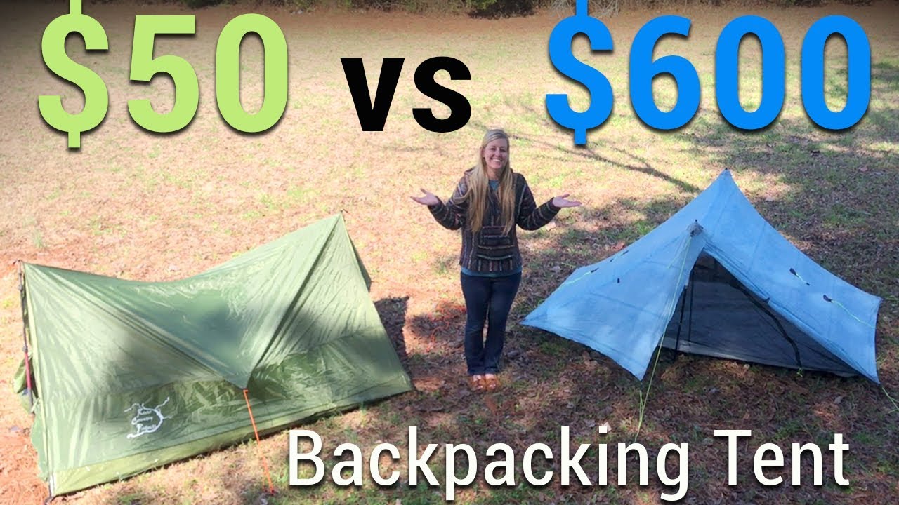 $50 Tent vs $600 Tent