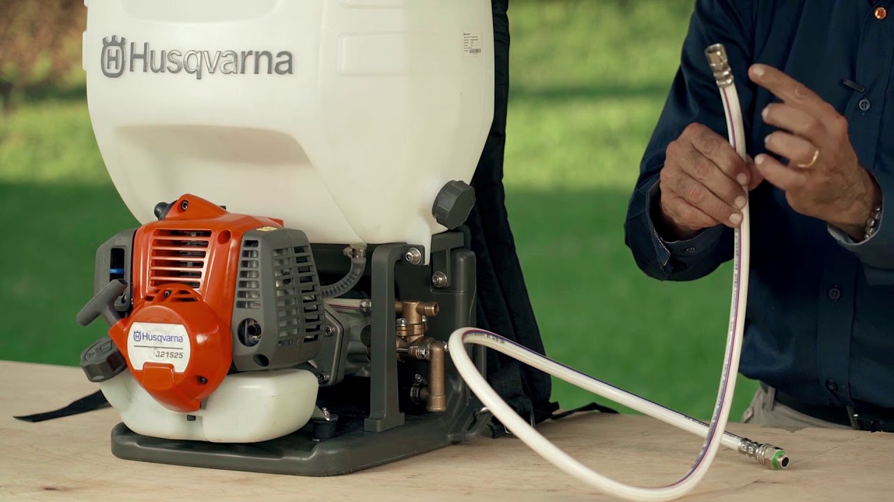 Instruções de montagem – Pulverizador Husqvarna