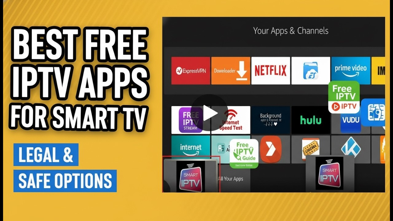 Best Free IPTV Apps for Smart TV | Legal & Safe Options (2026)