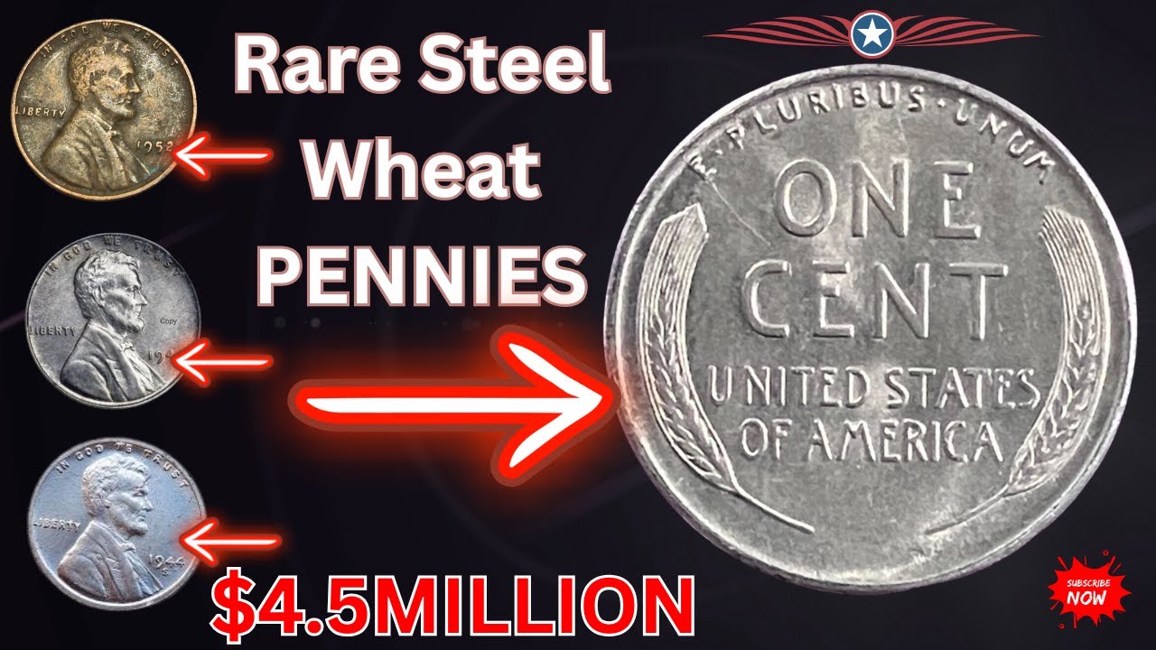 Most Valuable Lincoln Wheat Steel Penny Value 💰 The Ultra-Rare USA Coins Worth Millions dollars