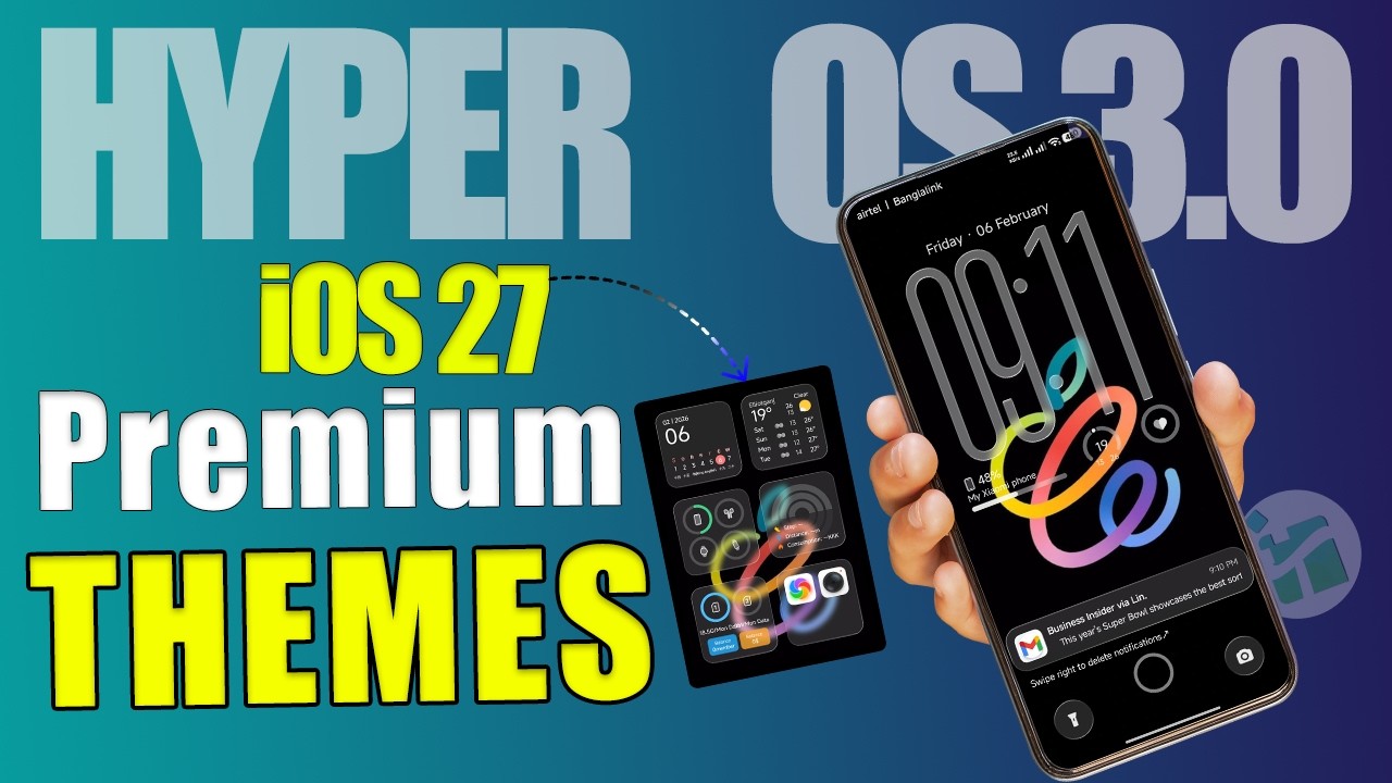 HyperOS 3.0 Dynamic Lock Screens for Poco, Xiaomi | Best HyperOS Lock Screen Themes