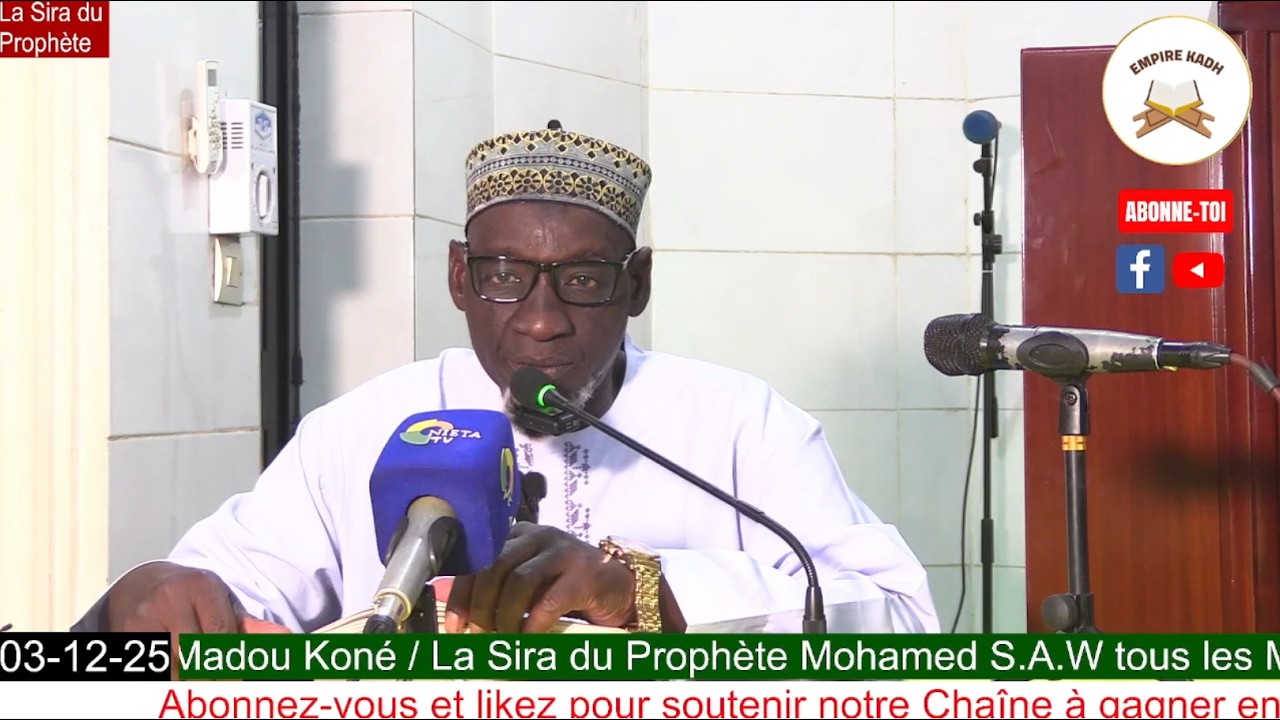 Imam Madou Koné la Sira du Prophète Mohamed S.A.W le rappel profite au croyant (35)
