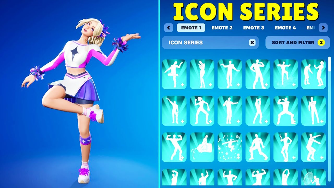 🤩 Evolution Of All Icon Series & Tiktok Dances in Fortnite! (2018-2026)