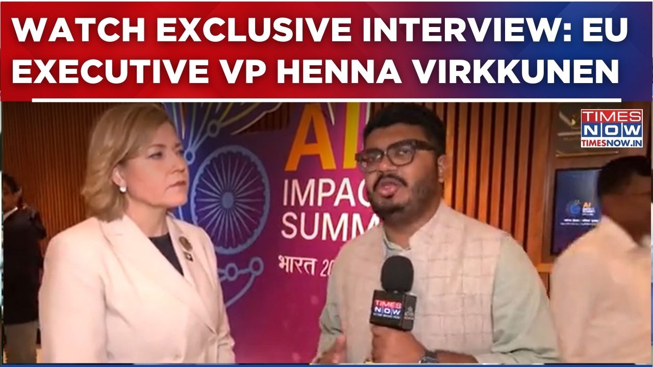 Henna Virkkunen Exclusive: EU Tech VP Opens Up On India AI Summit, AI Rules & More | Watch