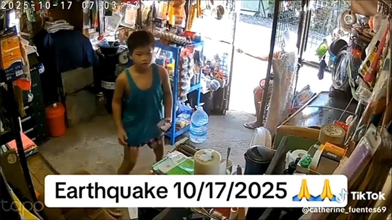 Magnitude 6.0 In General Luna,Surigao Del Norte,Philippines October 17 2025 Compilation