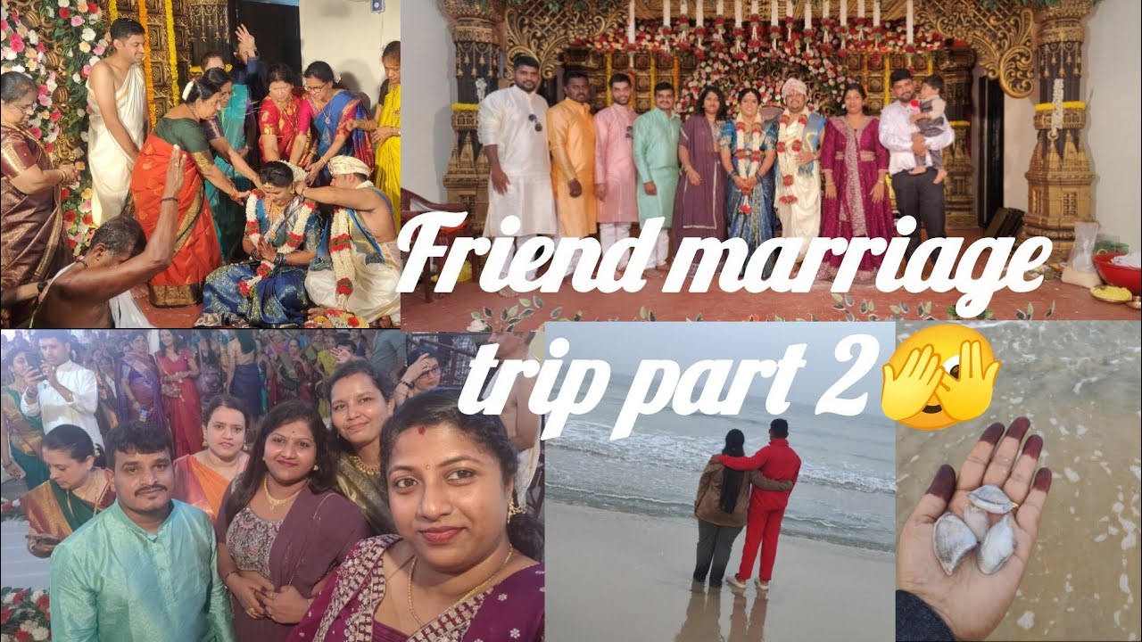 Friend marriage 🤩 | beach | swethavlogs | trip | kannada|