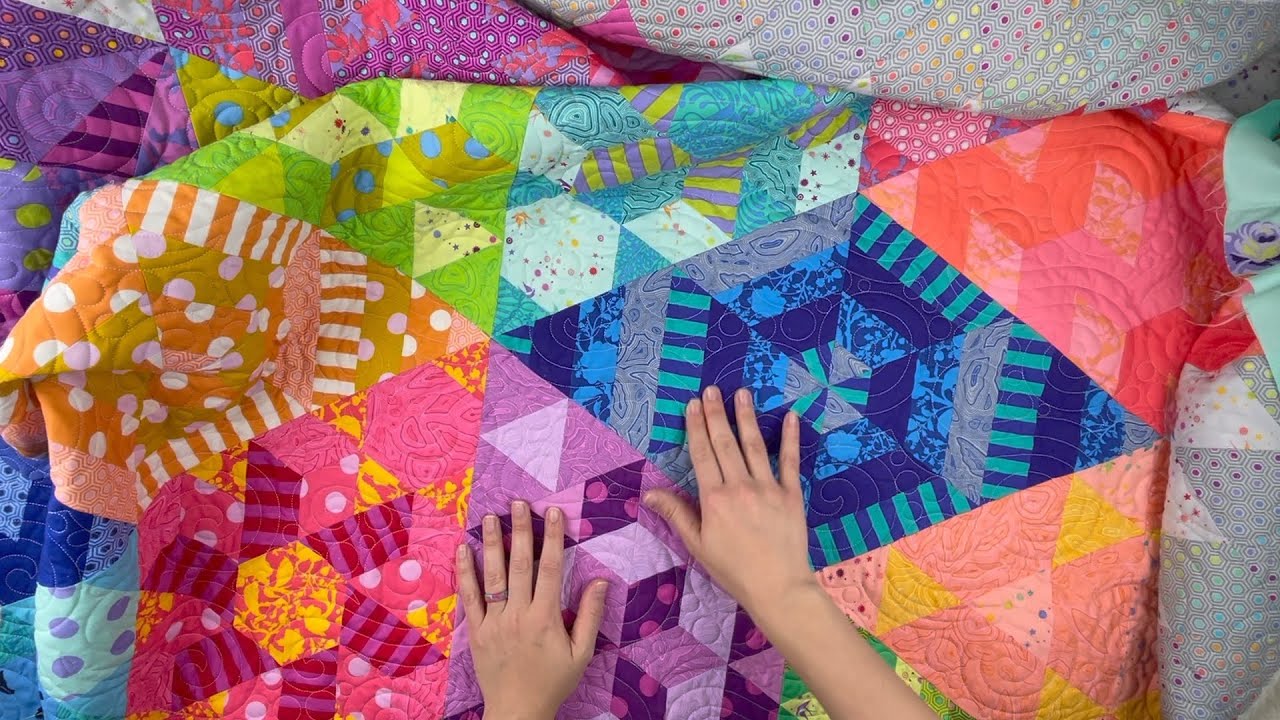 Nebula Block of the Month Finishing - Quilting & Binding