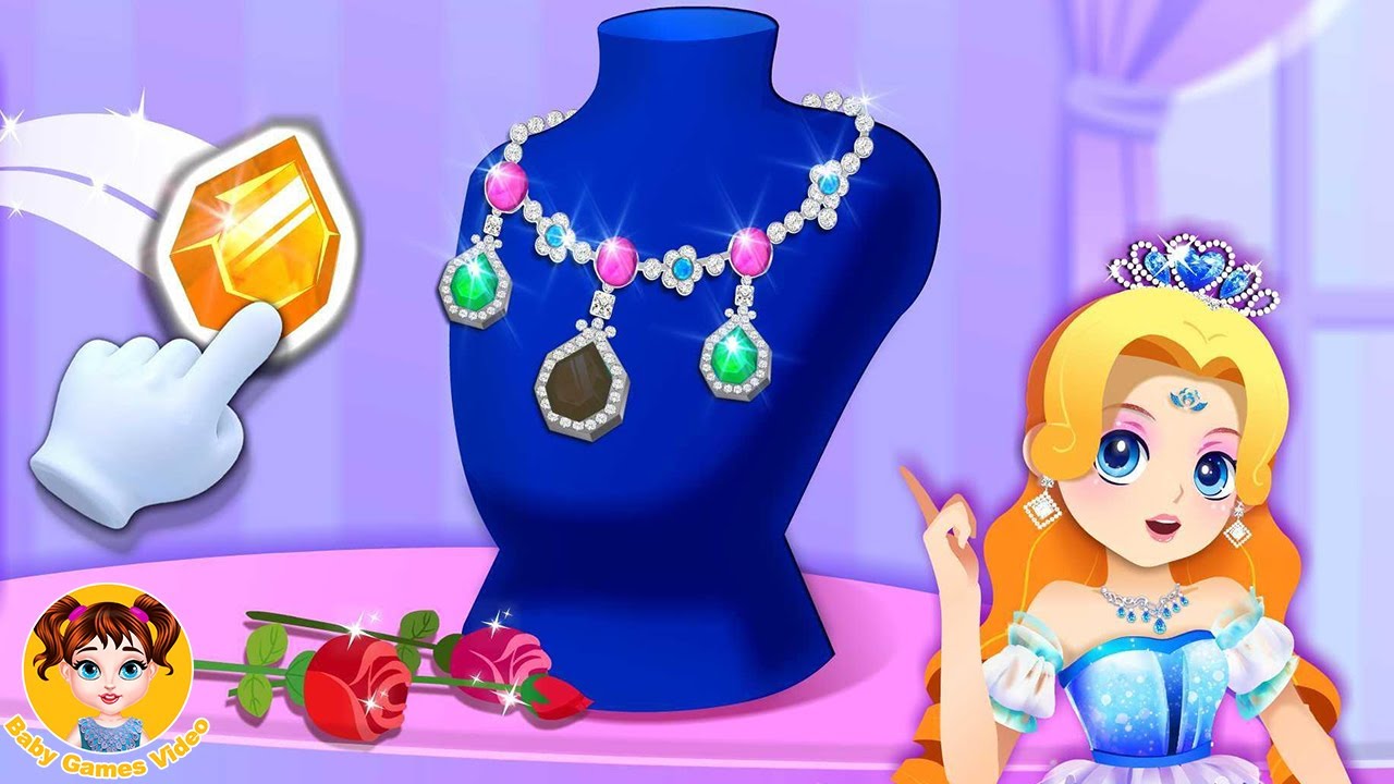 Little Panda's Princess Jewelry Design - BabyBus Kids Games - Baby Games Videos