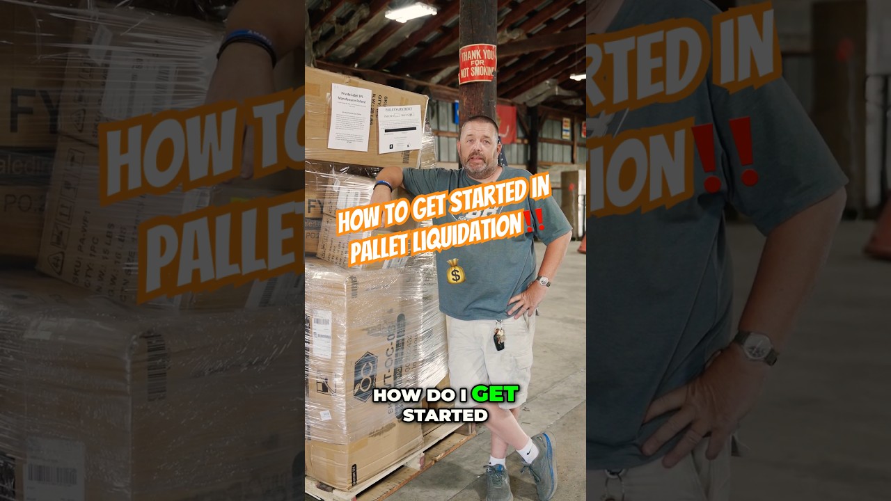 How to get started in PALLET LIQUIDATION‼️💰 #palletliquidation #reselling #liquidations