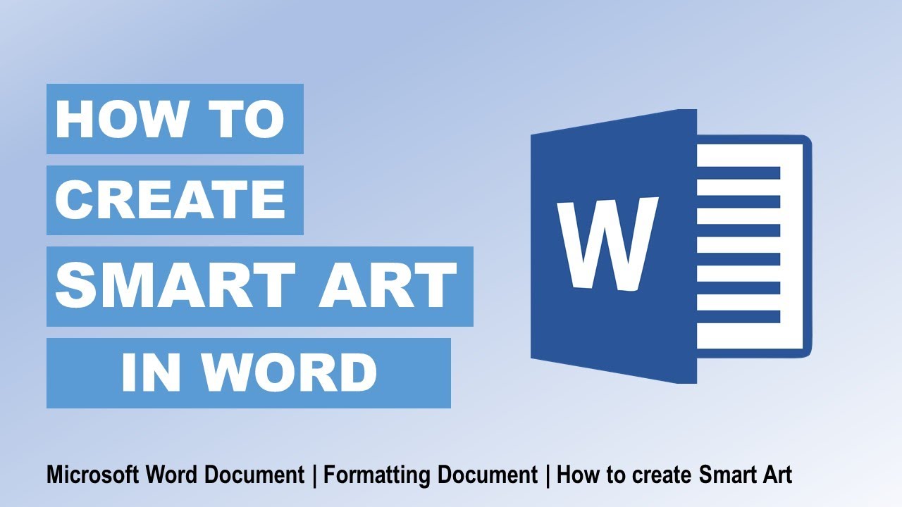 How to Create Smart Art Design in Word | Smart Graphics