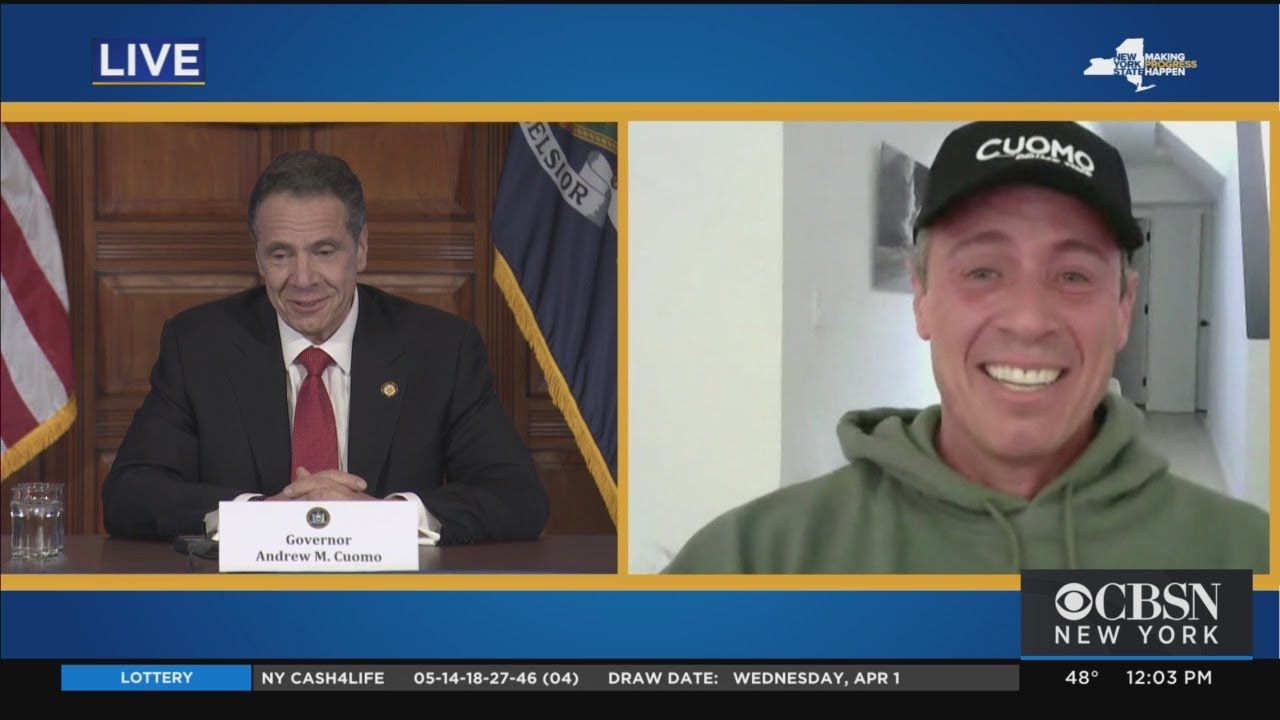 Coronavirus Update: Gov. Andrew Cuomo, Journalist Chris Cuomo Share Some Brotherly Love In Daily Bri